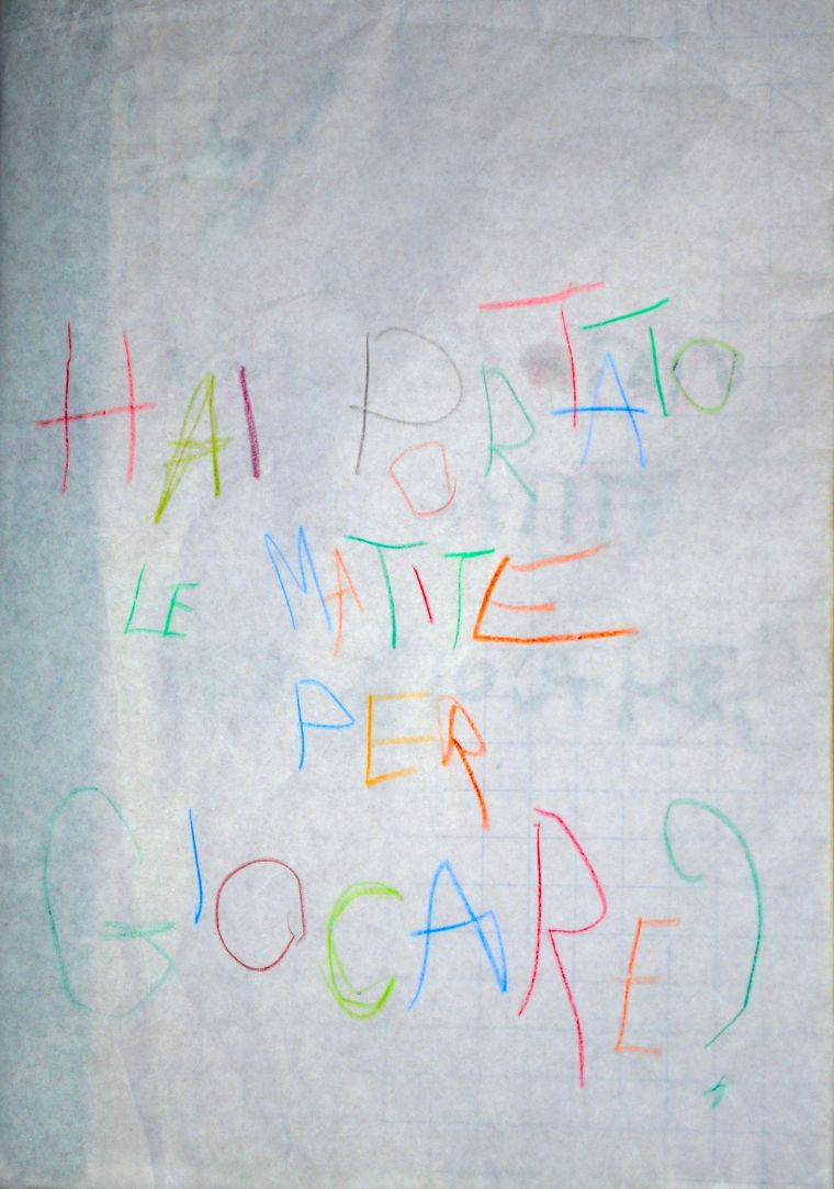 Hai portato le matite per giocare?